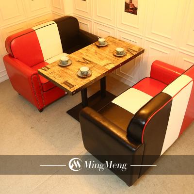 China Furniture Coffee Shop Sofa Bar Wholesale Restaurant Industrial Commercial Restaurant Sofa for sale