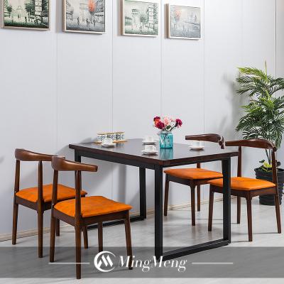 China Durable Chinese Manufacturer Solid Wood Hotel Restaurant Furniture With Price List Dining Table And Chairs for sale