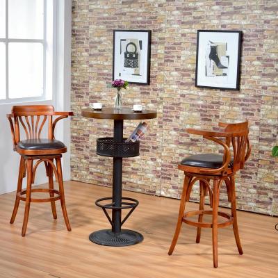 China Eco-friendly bar chairs with armrest for restaurant hotel furniture commercial bar stool swivel bar stools for sale