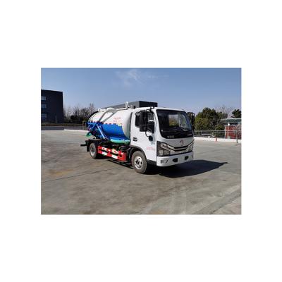 China High Efficiency And Good Quality Sewer Suction Truck Mud Suction Cleaning Car 7.00R16 for sale