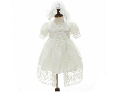 China Breathable Wish Ebay Baptism Dress Baby Girl Birthday Wedding Dress European Princess Dress for sale