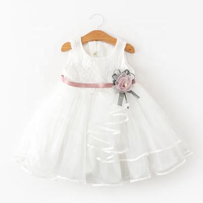 China Pabasana Baby Breathable Casual Toddler Flower Girl Dress Born Girl With High Quality for sale