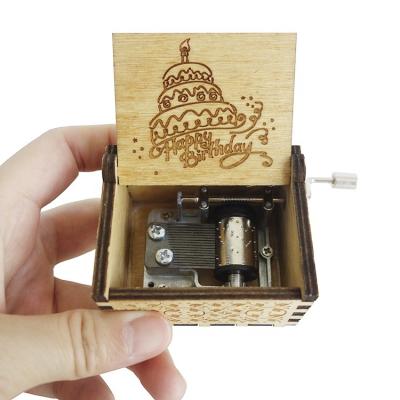 China In Stock Wooden Music Boxes Christmas Wedding Birthday Gifts for sale