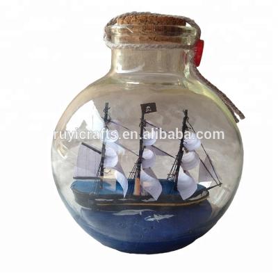 China Europe Souvenir Wholesale Tourist Gift Glass Ship In Bottle SB-2066 for sale