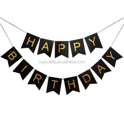 China Amazon sales happy birthday letter banner paper design for sale