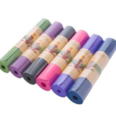 China Tape Customized Logo Tape Non-slip Fitness Products Yoga Mat Gym Customized for sale