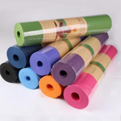 China Yoga exercises band high quality bodybuilding fitness yoga mat with OEM service for sale