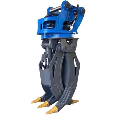 China Durable Outstanding Wear-resistance Hydraulic Grade Heat Treatment Grapple Wood Crawler Grabber for sale