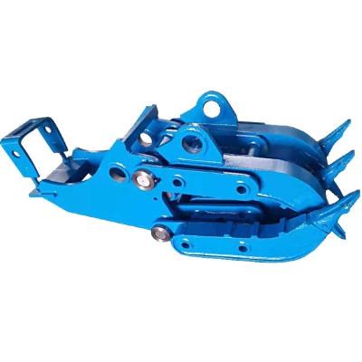 China Durable Multifunctional Wear-Resistance Demolition Grapple Mechanical Log Grab For Excavator Wood Grabber Mechanical Grab for sale