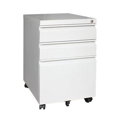 China Adjustable Equipment 3 Drawer Metal Storage Cabinet Movable Steel Pedestal (Other) for sale