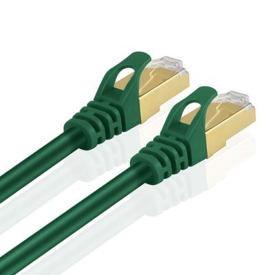 China O cabo do remendo do conector Cat6 do cabo ethernet RJ45 do ftp de LAN Computer Patch Cord Cat 6 do elevado desempenho protegeu verde à venda