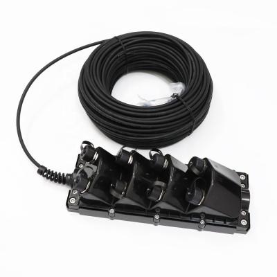 Chine Préparez pour embarquer le coffret d'extrémité optique imperméable de fibre de Sc du port MPO de la boîte 8/12/24 de fibre faite sur commande de la tour MST FTTX IP68 avec l'adaptateur d'odva à vendre