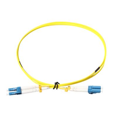 China LC aan LC van het de Vezel Optische Flard van SM SingleMode Duplex het Koordkabel Jumper Cable Te koop