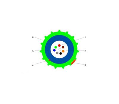 중국 2~24 핵심 슈퍼 작은 유니 튜브 공기압 포설 광섬유 옵틱 케이블 판매용