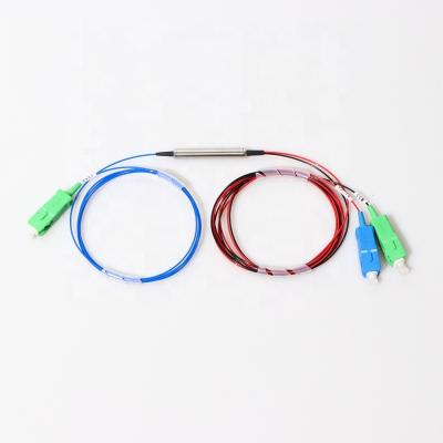 China Hot Sale FTTH 3 Ports FTTH Wdm 1310 1490 1550 Fwdm Steel Tube Fwdm for sale