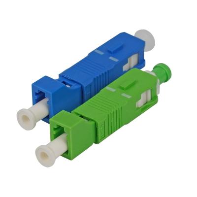 China Mann des Faser-Adapter-Verbindungsstück-Monomode--SC/APC zum weiblichen hybriden Adapter-Konverter LC-SC LC/APC zu verkaufen