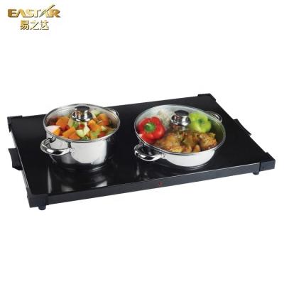 China Electric Heating Dish Household Buffet Dinner Food Warmer Serving Tray for sale