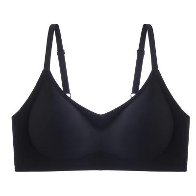 China QUICK DRY ladies shape fitted girls invest ice silk bra one piece style seamless bra for sale