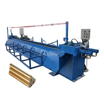 China Factory low price industrial horizontal metal casting production line bronze/copper/brass single bar rod peeling machine for sale