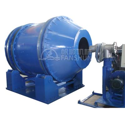 China Factory natural gas diesel fuel for metal ingot rotary copper smelting furnace large for metal melting aluminum brass rotary furnace for sale