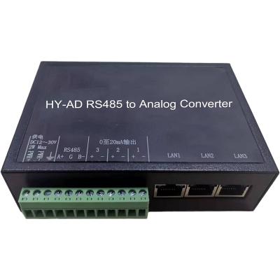 China HY-DA RS485 MODBUS HY-DA Analog Signal Output Driver 0-20mA 4-20mA 0-5V 0-10V LED Driver Digital-to-Analog Signal Converter for sale