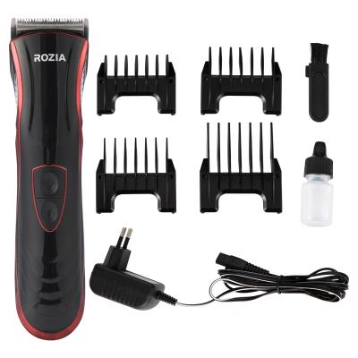 China 3 Grades 0.8mm~2.0mm Rozia Professional Waterproof Electric Hair Trimmer Hair Cutting Machine For Men To Haircut Beard Machine Trimer Haircut for sale