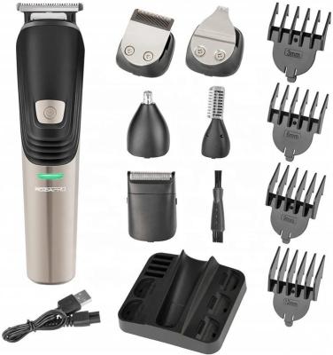 China Mini Professional Auto Supplier Non-Slip Lithium Power 6 in 1 Multifunctional Grooming Kit for sale