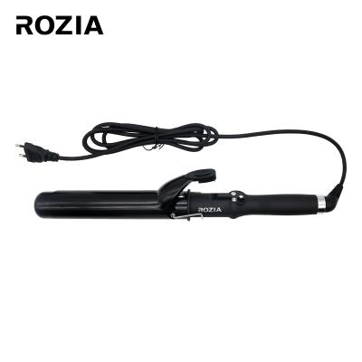 China 360Â ° Rozia Automatic Swivel Rope Curling Iron Rotating 3 Barrel Heatless Magic Automatic Portable Hair Curler for sale