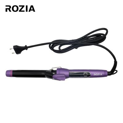 China 360Â ° Rozia Swivel Rope Automatic Curling Iron Rotating 3 Barrel Automatic Magic Heatless Hair Portable Magic Hair Curlers for sale