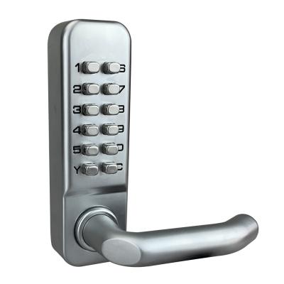 China YOHEEN Apartment Push Button Digital Keypad Combination Mechanical Password Door Lock Keyless Handle for sale