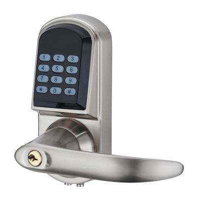 China Smart Card Electric Deadbolt Handle Apartment Security Keypad RFID Digital Keyless Door Lock for sale