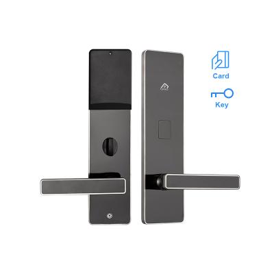 China Hotel Security RFID Electronic Keyless Smart Card Key Hotel Door Lock With Management Software System for sale