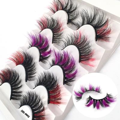 China Natural ; Softly 5 Pairs 3d Mink Eyelashes Faux Mink Eyelashes 15mm Wholesale Fake Eye Tape Lashes Natural Fake Mink Eyelashes for sale