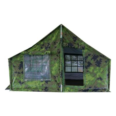 China Camouflage Game/Field 24 Square Meters Kitchen Military Tent Green Canvas for sale