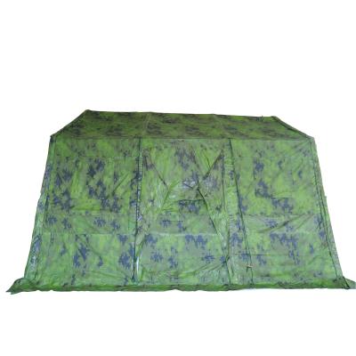 China Waterproof Heavy Duty Canvas Insulated Army Green Camouflage / Field Game Tent for sale