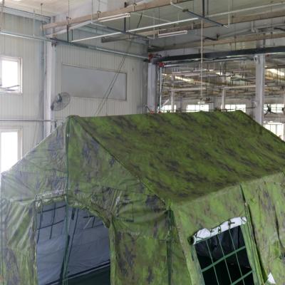 China 100% polyester handmade waterproof fabric military tents for office for sale