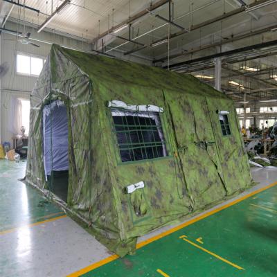 China Camouflage/Field Competitive Price Office Canvas Tent Military Olive Green Canvas Fabric Tent for sale