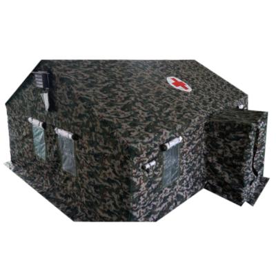 China Camouflage Game Canvas Military Medical Tents / Hospital Waterproof Army Survival Rescue Field for sale