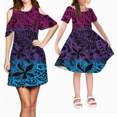 China Anti-static women summer dress 2021 plus size summer dresses ladies women and girl flower print same dresses high quality women for sale