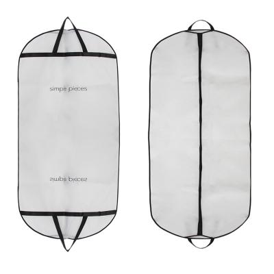 China Garment Storage Bag Custom Design Competitive Price Wholesale Non Woven Garment Bags Garment Suit Bag With Zipper for sale