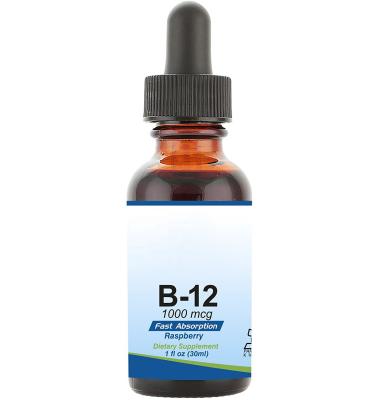 China Health Protects Hot Selling OEM Viamin B12 Liquid Drops For Metabolism And Energy 60ML for sale