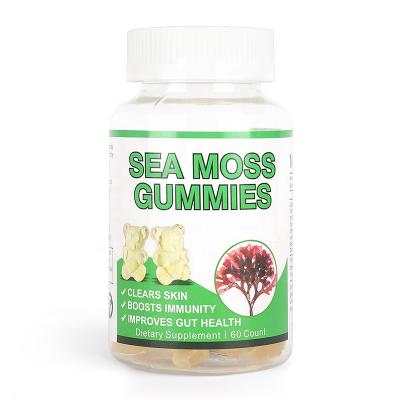 China Improve Memory or Sleep Hot Selling Private Label Organic Ireland Sea Moss and Burdock Root Sea Moss Gummies 60 Count for sale