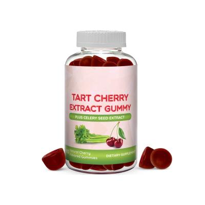 China immune & Hot Selling Cherry Gummies RawTart Tart Cherry Extract Gummy Powerful Antioixidant w/ Anti-Fatigue Seal 60 Counts for sale