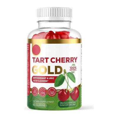 China immune & Vegan Tart Cherry Gummies RawTart Support 60 Gummies Cherry Extract Gummy Powerful Antioixidant w/ Anti-Fatigue Private Label Joint for sale