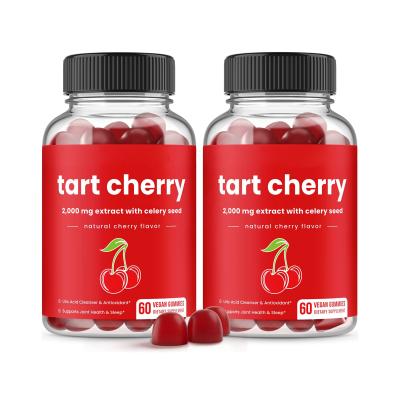 China immune & Anti-fatigue OEM ODM Factory Supply Cherry Gummies Tart Cherry Concentrate Vitamin 60 Tart Counts for sale