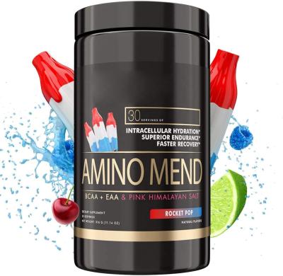 China Private Label Nutrition Amino Repair Energy and Detox Natural BCAAs Amino Acids Powders Himalayan Salt Aminos Keto Friendly Pink for Endurance for sale