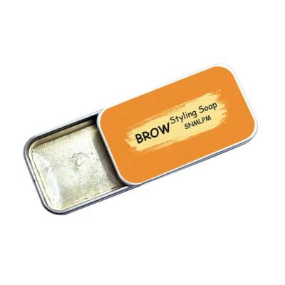 China Private Label Waterproof Eyebrow Soap Kit Long Lasting Eyebrow Soap Gel Wax Eyebrow Styling Soap With Brush for sale