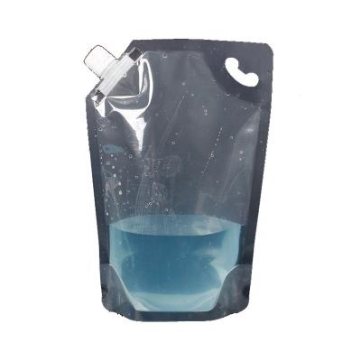 China 5L Spout Moisture Proof Bag Foldable Water Stand Up Pouch With Spout /Spout Pouch With Plastic Handle for sale