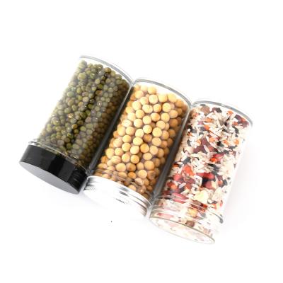 China Widespread Use/Food Grade/Refillable 12oz 32oz Plastic Jars Storage Container Clear Plastic PET Food Storage PET Jar for sale