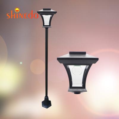 China New Design ROAD 20W Double Heads Solar Garden Light Lamp Energy Saving Street Light for sale